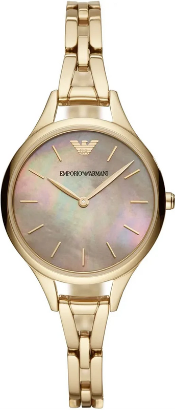 Emporio Armani Aurora Multitone Dial Gold Steel Strap Watch for Women - AR11140 Authentic Buy Shop Now