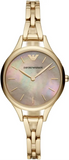 Emporio Armani Aurora Multitone Dial Gold Steel Strap Watch for Women - AR11140 Authentic Buy Shop Now