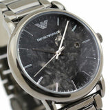 Emporio Armani Luigi Analog Grey Dial Grey Steel Strap Watch For Men - AR11155 Authentic Buy Shop Now
