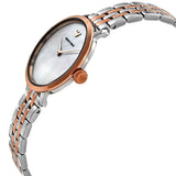 Emporio Armani Modern Slim Analog Mother of Pearl Dial Two Tone Steel Strap Watch For Women - AR11157 Authentic Buy Shop Now