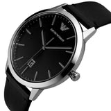 Emporio Armani Ruggero Black Dial Black Leather Strap Watch for Men - AR11193 Authentic Buy Shop Now