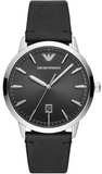 Emporio Armani Ruggero Black Dial Black Leather Strap Watch for Men - AR11193 Authentic Buy Shop Now