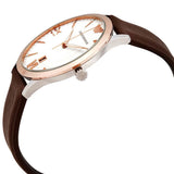 Emporio Armani Giovanni Quartz White Dial Brown Leather Strap Watch For Men - AR11211 Authentic Buy Shop Now