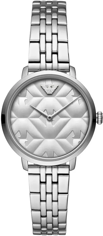 Emporio Armani Modern Silver Dial Silver Steel Strap Watch for Women - AR11213 Authentic Buy Shop Now