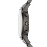 Emporio Armani Renato Chronograph Blue Dial Grey Steel Strap Watch For Men - A11215 Authentic Buy Shop Now