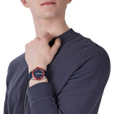 Emporio Armani Sigma Quartz Blue Dial Blue Silicone Strap Watch For Men - AR11217 Authentic Buy Shop Now