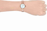 Emporio Armani Mother of Pearl Dial Rose Gold Steel Strap Watch For Women - AR11236 Authentic Buy Shop Now