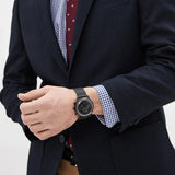 Emporio Armani Aviator Chronograph Black Dial Black Mesh Bracelet Watch For Men - AR11264 Authentic Buy Shop Now