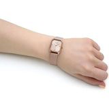 Emporio Armani Joy Quartz Rose Gold Dial Rose Gold Mesh Bracelet Watch For Women - AR11347 Authentic Buy Shop Now