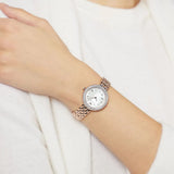 Emporio Armani Rosa Quartz Mother of Pearl White Dial Rose Gold Steel Strap Watch For Women - AR11355 Authentic Buy Shop Now