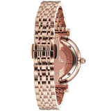 Emporio Armani Gianni T-Bar Quartz Crystals Black Dial Gold Steel Strap Watch For Women - AR11423 Authentic Buy Shop Now