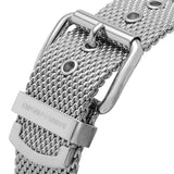 Emporio Armani Luigi Chronograph Quartz Black Dial Silver Mesh Bracelet Watch For Men - AR11429 Authentic Buy Shop Now