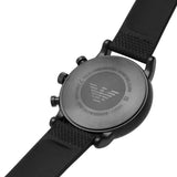 Emporio Armani Luigi Analog Black Dial Black Leather Strap Watch For Men - AR11450 Authentic Buy Shop Now