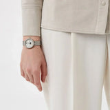 Emporio Armani Rosa Quartz Mother of Pearl Dial Silver Steel Strap Watch For Women - AR11461 Authentic Buy Shop Now