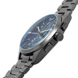 Emporio Armani Chronograph Quartz Blue Dial Grey Steel Strap Watch For Men - AR11481 Authentic Buy Shop Now