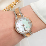 Emporio Armani Cleo Mother of Pearl Dial Two Tone Steel Strap Watch For Women - AR11499 Authentic Buy Shop Now