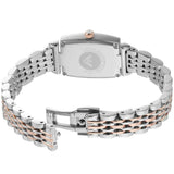 Emporio Armani Gianni T Bar White Mother Of Pearl Dial Two Tone Steel Strap Watch For Women - AR11519 Authentic Buy Shop Now