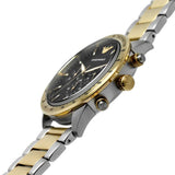 Emporio Armani Analog Chronograph Black Dial Two Tone Steel Strap Watch For Men - AR11521 Authentic Buy Shop Now