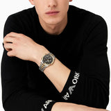 Emporio Armani Paolo Chronograph Grey Dial Two Tone Steel Strap Watch For Men - AR11527 Authentic Buy Shop Now