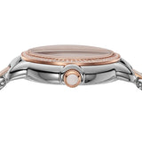 Emporio Armani Three Hand Quartz Mother of Pearl Dial Two Tone Steel Strap Watch For Women - AR11569 Authentic Buy Shop Now