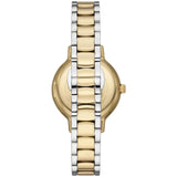 Emporio Armani Cleo Blue Dial Two Tone Steel Strap Watch for Women - AR11576 Authentic Buy Shop Now