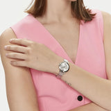 Emporio Armani Cleo Silver Dial Silver Mesh Strap Watch for Women - AR11584 Authentic Buy Shop Now