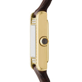 Emporio Armani Gianni T-Bar Brown Dial Brown Leather Strap Watch for Women - AR11705 Authentic Buy Shop Now