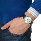 Emporio Armani Luigi White Dial Black Leather Strap Watch for Men - AR1694 Authentic Buy Shop Now