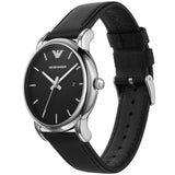 Emporio Armani Classic Quartz Black Dial Black Leather Strap Watch For Men - AR1692 Authentic Buy Shop Now
