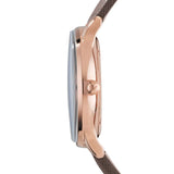 Emporio Armani Gianni Gray Dial Brown Leather Strap Watch for Men - AR1723 Authentic Buy Shop Now