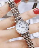 Emporio Armani Gianni T Bar Mother of Pearl Dial Silver Steel Strap Watch For Women - AR1688 Authentic Buy Shop Now