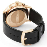 Emporio Armani Alpha Large Chronograph Black Dial Black Leather Strap Watch for Men - AR1792 Authentic Buy Shop Now