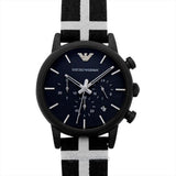 Emporio Armani Classic Black Dial Black Leather Strap Watch For Men - AR1860 Authentic Buy Shop Now