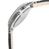 Emporio Armani Classic Chronograph Silver Dial Grey Leather Strap Watch For Men - AR1861 Authentic Buy Shop Now