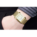 Emporio Armani Mother of Pearl Dial Gold Mesh Bracelet Watch For Men - AR2016 Authentic Buy Shop Now