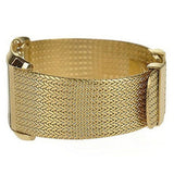 Emporio Armani Super Slim Quartz White DIal Gold Mesh Bracelet Watch For Women - AR2017 Authentic Buy Shop Now