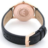 Emporio Armani Classic Black Dial Black Leather Strap Watch for Women - AR2445 Authentic Buy Shop Now