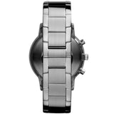 Emporio Armani Renato Chronograph White Dial Silver Steel Strap Watch for Women - AR2459 Authentic Buy Shop Now