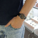 Emporio Armani Luigi Classic Brown Dial Brown Leather Strap Watch For Men - AR2503 Authentic Buy Shop Now