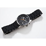 Emporio Armani Sportivo Chronograph Black Dial Black Strap Watch For Men - AR5858 Authentic Buy Shop Now