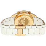 Emporio Armani Sportivo Silver Dial White Silicone Strap Watch For Women - AR5920 Authentic Buy Shop Now