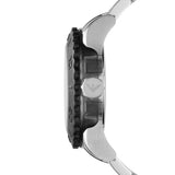 Emporio Armani Bracelet Collection Black Dial Silver Steel Strap Watch For Men - AR5970 Authentic Buy Shop Now