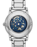 Emporio Armani Meccanico Automatic Silver Dial Silver Steel Strap Watch for Men - AR60006 Authentic Buy Shop Now