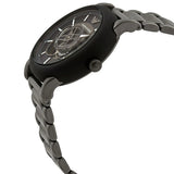 Emporio Armani Meccanico Automatic Black Dial Black Steel Strap Watch For Men - AR60010 Authentic Buy Shop Now