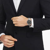 Emporio Armani Meccanico Automatic Skeleton Black Dial Silver Steel Strap Watch For Men - AR60021 Authentic Buy Shop Now
