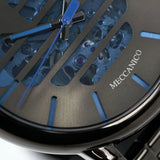 Emporio Armani Meccanico Automatic Grey Dial Grey Steel Strap Watch For Men - AR60029 Authentic Buy Shop Now