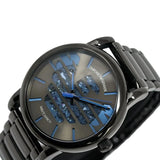 Emporio Armani Meccanico Automatic Grey Dial Grey Steel Strap Watch For Men - AR60029 Authentic Buy Shop Now