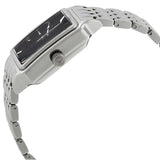 Emporio Armani Diego Automatic Black Dial Silver Steel Strap Watch For Men - AR60057 Authentic Buy Shop Now