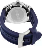 Emporio Armani Sportivo Chronograph Quartz Blue Dial Blue Rubber Strap Watch For Men - AR6045 Authentic Buy Shop Now