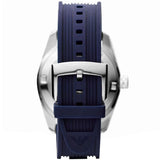 Emporio Armani Sportivo Chronograph Quartz Blue Dial Blue Rubber Strap Watch For Men - AR6045 Authentic Buy Shop Now